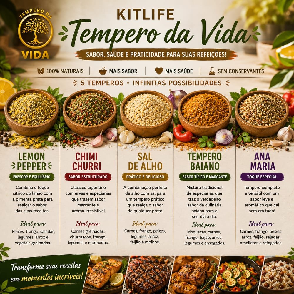 kitLife- Tempero Da Vida