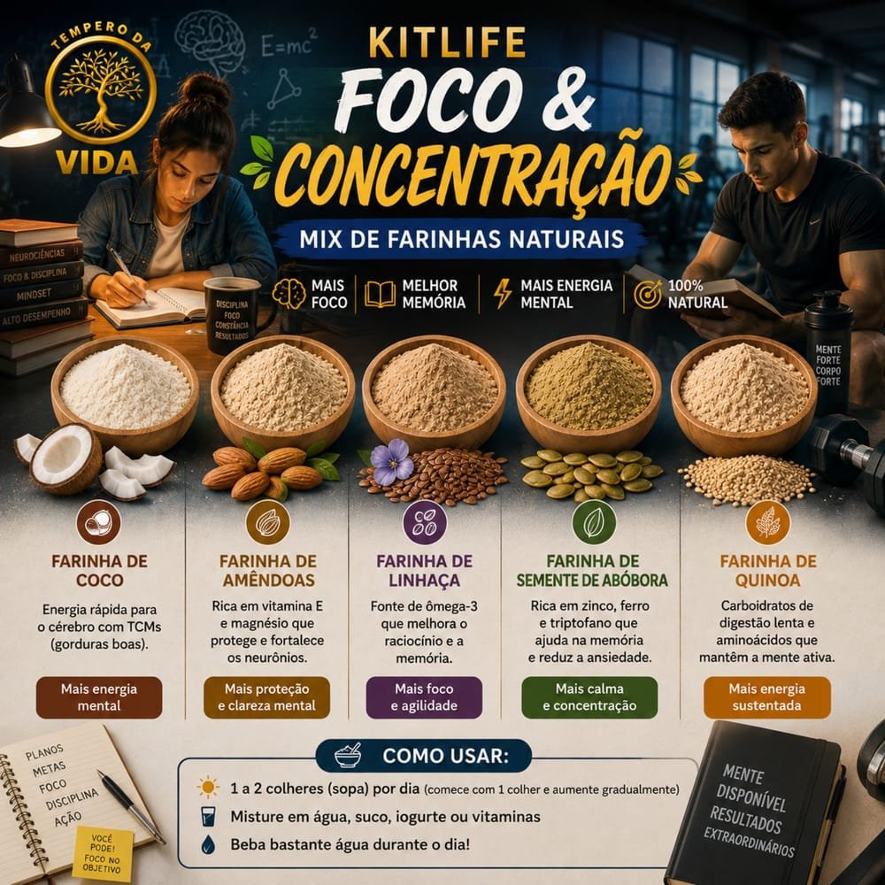 kitLife - Foco e Concentração